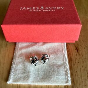 James Avery Woven Knot Stud Earrings
